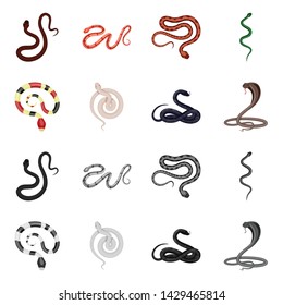 Isolated object of mammal and danger symbol. Set of mammal and medicine stock vector illustration.