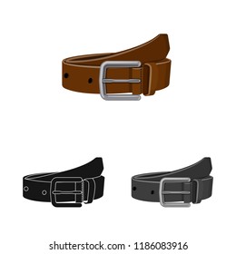Isolated object of man and clothing icon. Collection of man and wear vector icon for stock.