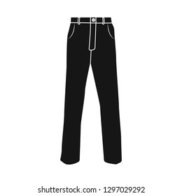 Isolated object of man and clothing icon. Set of man and wear vector icon for stock.