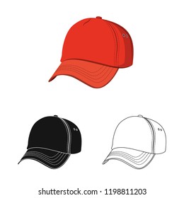 Isolated object of man and clothing logo. Set of man and wear vector icon for stock.