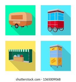 Isolated object of marketing and tent logo. Collection of marketing and outdoor stock symbol for web.
