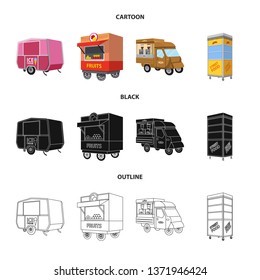 Isolated object of marketing and tent sign. Set of marketing and outdoor stock vector illustration.