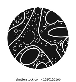 Isolated object of mars and orb symbol. Web element of mars and star stock symbol for web.