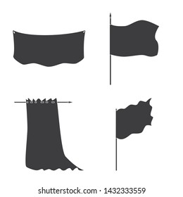 Isolated object of material and media logo. Set of material and textile vector icon for stock.