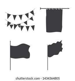 Isolated object of material and media sign. Set of material and textile stock vector illustration.