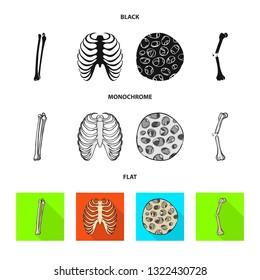 Isolated object of medicine and clinic icon. Collection of medicine and medical vector icon for stock.