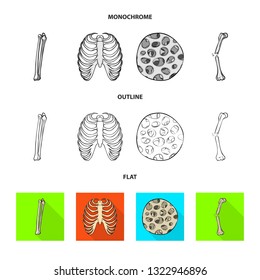 Isolated object of medicine and clinic icon. Collection of medicine and medical vector icon for stock.