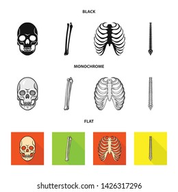 Isolated object of medicine and clinic icon. Set of medicine and medical vector icon for stock.