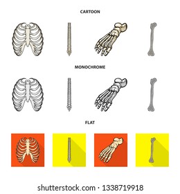 Isolated object of medicine and clinic logo. Collection of medicine and medical vector icon for stock.