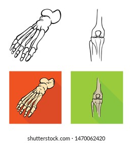 Isolated object of medicine and clinic logo. Set of medicine and medical vector icon for stock.