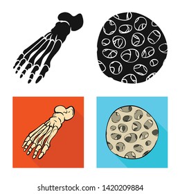 Isolated object of medicine and clinic sign. Collection of medicine and medical stock symbol for web.