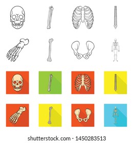 Isolated object of medicine and clinic sign. Collection of medicine and medical vector icon for stock.