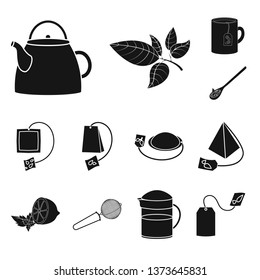 Isolated object of medicine and gradient icon. Set of medicine and natural  stock vector illustration.