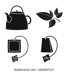 Isolated object of medicine and gradient symbol. Collection of medicine and natural stock vector illustration.