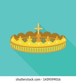 Isolated object of medieval and nobility sign. Set of medieval and monarchy stock vector illustration.