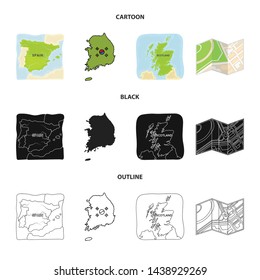 Isolated object of middle and east icon. Set of middle and country stock vector illustration.