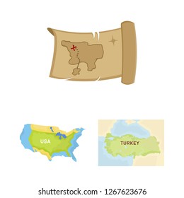 Isolated object of middle and east logo. Collection of middle and country stock symbol for web.