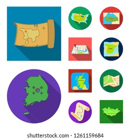 Isolated object of middle and east symbol. Set of middle and country vector icon for stock.