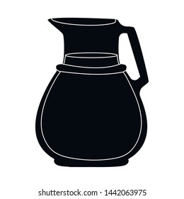 Isolated object of milk and jug logo. Collection of milk and bottle stock vector illustration.