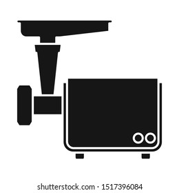 Isolated object of mill and meat sign. Web element of mill and electric Stock symbol for web.
