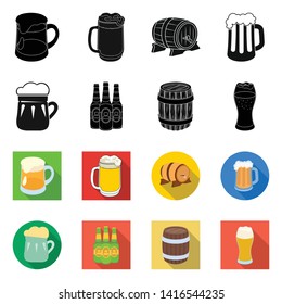 Isolated object of minimal and pint icon. Set of minimal and craft vector icon for stock.