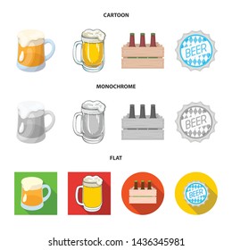 Isolated object of minimal and pint symbol. Collection of minimal and craft vector icon for stock.