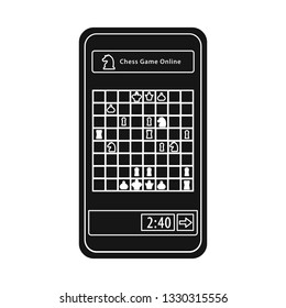 Isolated object of mobile and app sign. Set of mobile and technology stock symbol for web.