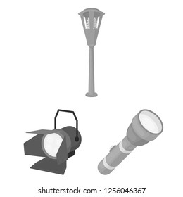Isolated object of moon and holiday sign. Set of moon and ramadan vector icon for stock.
