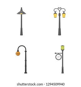 Isolated object of moon and holiday symbol. Collection of moon and ramadan stock vector illustration.