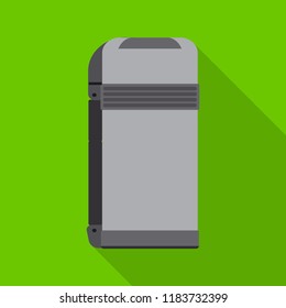 Isolated object of mountaineering and peak logo. Set of mountaineering and camp vector icon for stock.