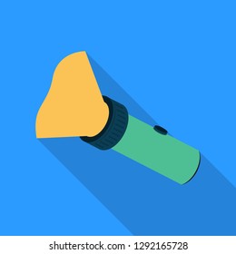Isolated object of mountaineering and peak symbol. Set of mountaineering and camp stock vector illustration.