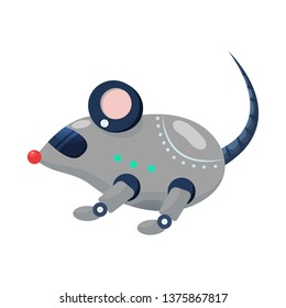 Isolated object of mouse and game icon. Collection of mouse and electronics stock symbol for web.
