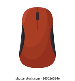 Isolated object of mouse and hand logo. Set of mouse and click vector icon for stock.
