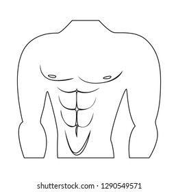 Isolated object of muscle and cells symbol. Set of muscle and anatomy stock symbol for web.