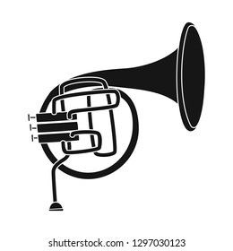 Isolated object of music and tune logo. Collection of music and tool stock symbol for web.