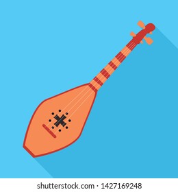 Isolated object of musical and instrument symbol. Collection of musical and stringed vector icon for stock.