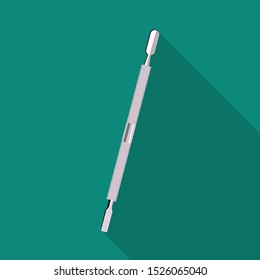Isolated object of nail and cutter logo. Graphic of nail and rasp vector icon for stock.