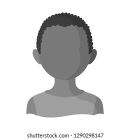 Isolated object of nation and race  icon. Collection of nation and user vector icon for stock.