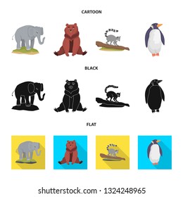 Isolated object of nature  and fun  icon. Set of nature  and entertainment stock vector illustration.