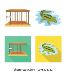 Isolated object  nature  and fun  logo. Collection  nature  and entertainment stock symbol  web.