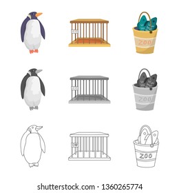 Isolated object of nature  and fun  sign. Collection of nature  and entertainment vector icon for stock.