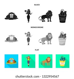 Isolated object of nature  and fun  symbol. Collection of nature  and entertainment vector icon for stock.