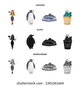 Isolated object of nature  and fun  symbol. Collection of nature  and entertainment stock symbol for web.