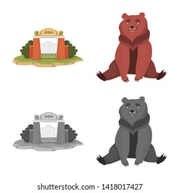 Isolated object of nature  and fun  symbol. Set of nature  and entertainment vector icon for stock.