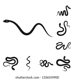 Isolated object of nature and medicine logo. Set of nature and evil vector icon for stock.