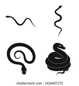 Isolated object of nature and medicine logo. Collection of nature and evil stock symbol for web.