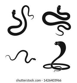 Isolated object of nature and medicine symbol. Set of nature and evil stock symbol for web.
