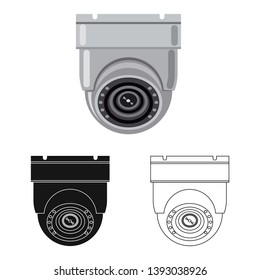 Isolated object of office and house icon. Collection of office and system stock symbol for web.