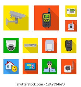 Isolated object of office and house logo. Collection of office and system vector icon for stock.