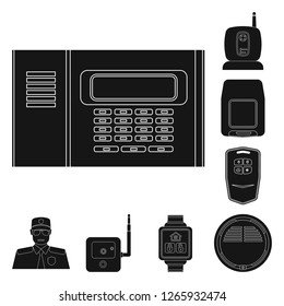 Isolated object of office and house sign. Collection of office and system stock vector illustration.